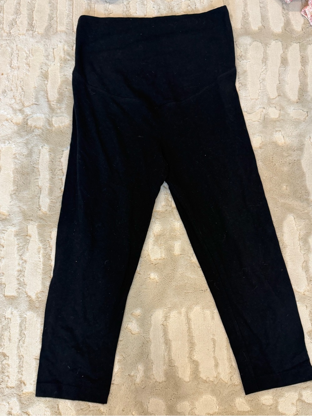 Black maternity leggings